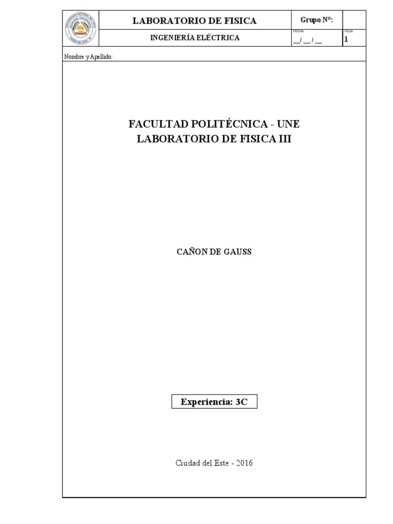 Cañon de Gauss PDF Imán Energía potencial