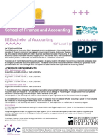 IIE Bachelor of Accounting Factsheet 2020 V1
