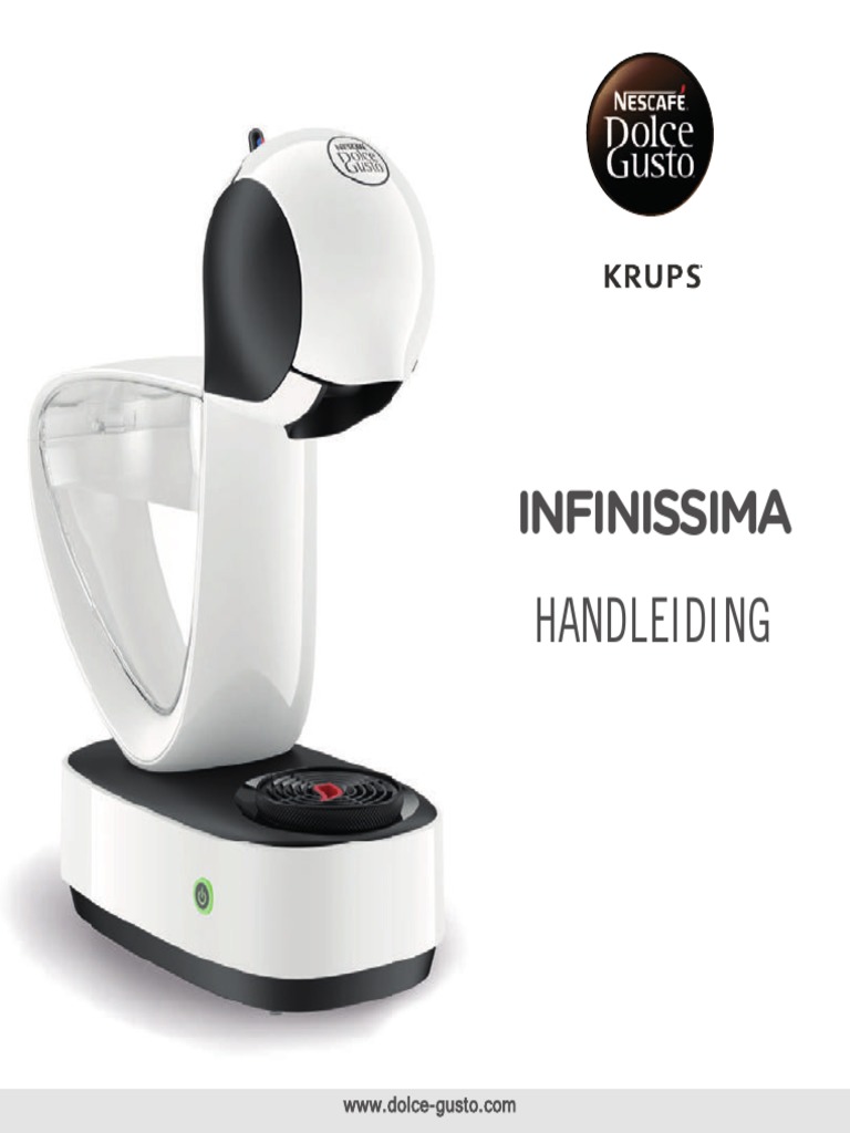 Krups Dolce Gusto Infinissima kp173b Zwart PDF