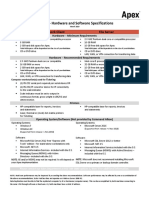 Apex Version 6 Specifications