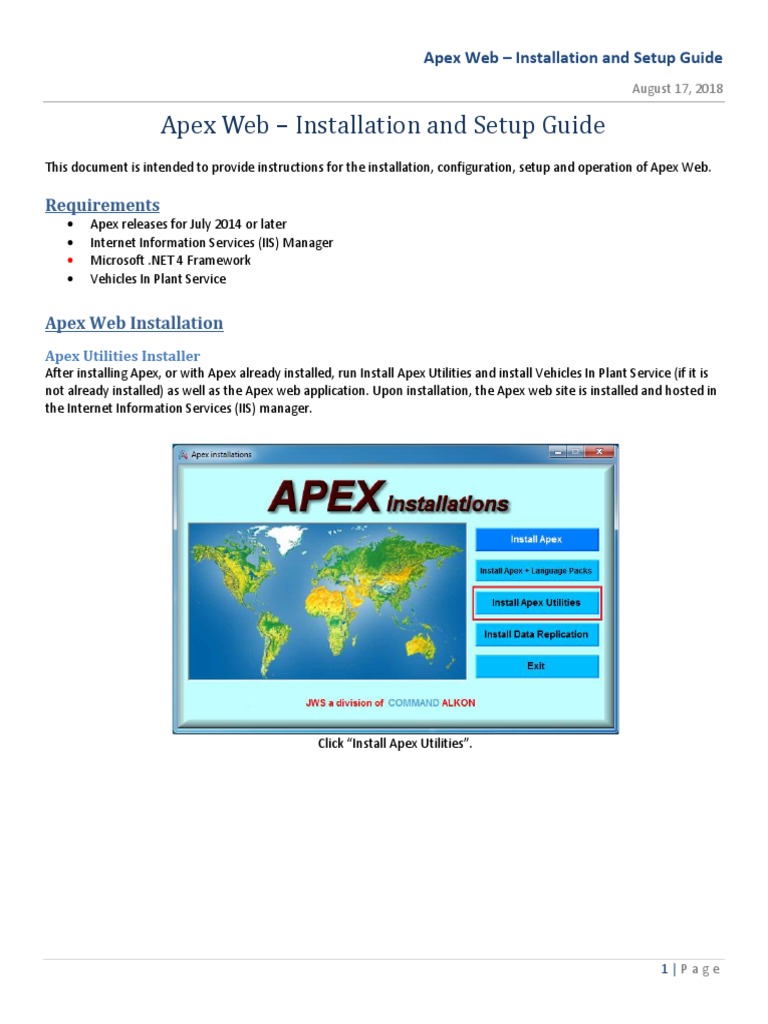Apex Web Wireless Loader - Installation and Setup Guide | PDF | World ...