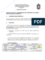 Instrutivo para Armar Expediente A 1º Semestre