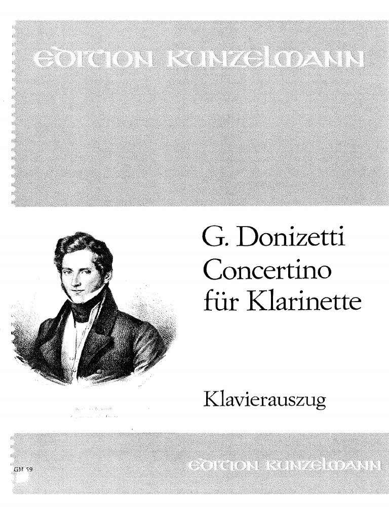 Donizetti, Gaetano Concertino for PDF