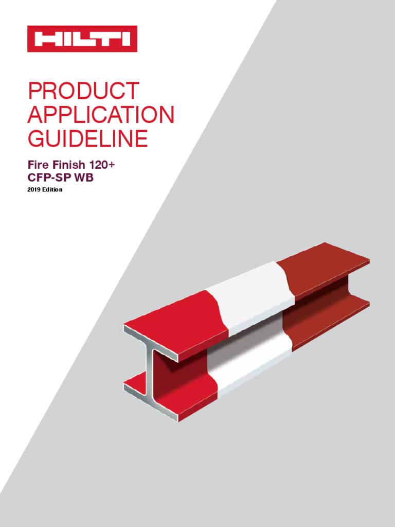 Hilti Fire Finish 120+ Application Guide | PDF | Humidity | Personal ...