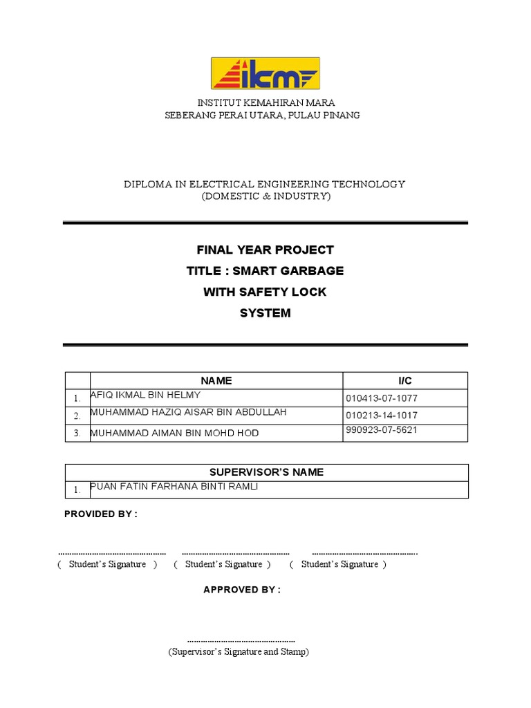 Kertas Proposal 3 (Autorecovered) | PDF | Arduino | Engineering