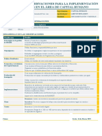 1° Informe de Implementación