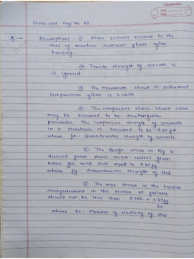 RCC Class 1 | PDF