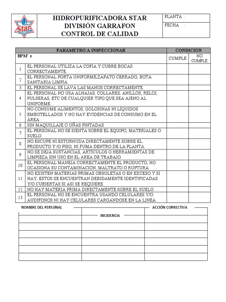 Check List BPM PDF