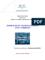 Polycopié - Examens Corrigés de Chimie Des Solutions - Filière Svi s3 - 2022-2023