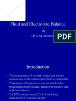 Fluid, Electrolyte and Acid-Base Balance