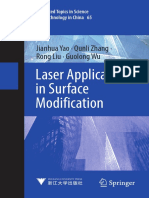Laser Applications in Surface Modification: Jianhua Yao Qunli Zhang Rong Liu Guolong Wu