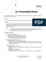 Revision Transmittal Sheet: Approved IN White