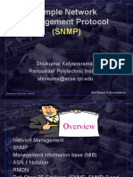 Simple Network Management Protocol (: SNMP)