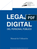 Manual de Legajo Digital Del Personal Público - SECRETARIA DE LA FUNCION PUBLICA - PRESIDENCIA DE LA REPUBLICA DEL PARAGUAY - PortalGuarani