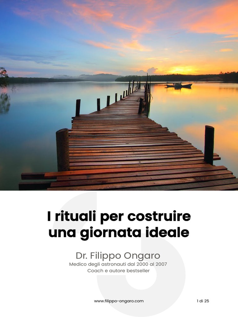 Manuale Rituali Giornata Ideale 2020 | PDF