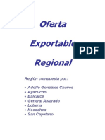 Informe Oferta Exportable #0