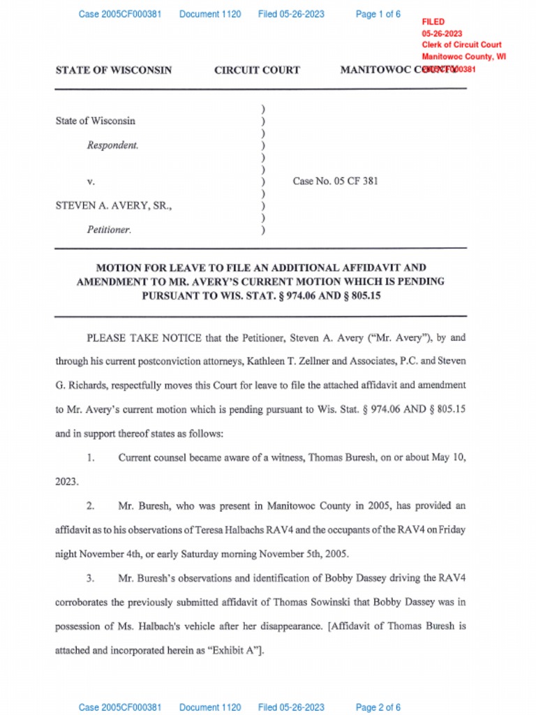 Steve Avery Motion PDF Law Technology & Engineering