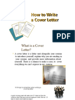 Cover Letter Writing