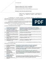 PORTARIA #1.445, DE 14 DE JUNHO DE 2022 - PORTARIA #1.445, DE 14 DE JUNHO DE 2022 - DOU - Imprensa Nacional