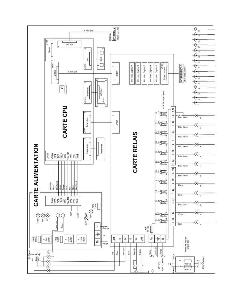 Schémas Électriques Console Quantris. | PDF