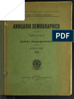 Anuário Demigraphico Seção de Estatística Demographo-Sanitaria 1912