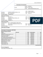 Autorização de Fornecimento: Produto Observação Qtde PR Unit 1a/2a Marca Total