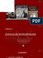 TEMA 21 DERECHO DE REPRESENTACION