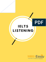 IELTS Listening Notes