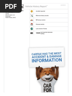 CARFAX Vehicle History Report