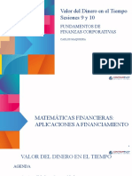 Sesiones 9 y 10 Valor Del Dinero en El Tiempo MF