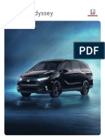 Ficha Técnica Honda Odyssey 2023