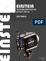 Einstein: The Einstein E640 Flash Unit by Paul C. Buff, Inc. User Manual