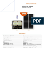 Ficha Tecnica Reflector de Luz LED de 200w Solar panelLED Almacenescondominios Led Areas Comunes Goled Philips Soluxled Osram Ledadvanced Falke