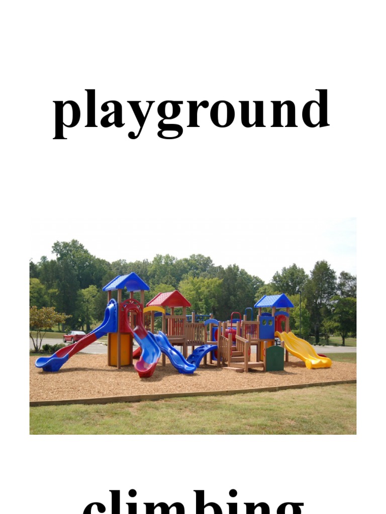 Playground Vocabulary PDF