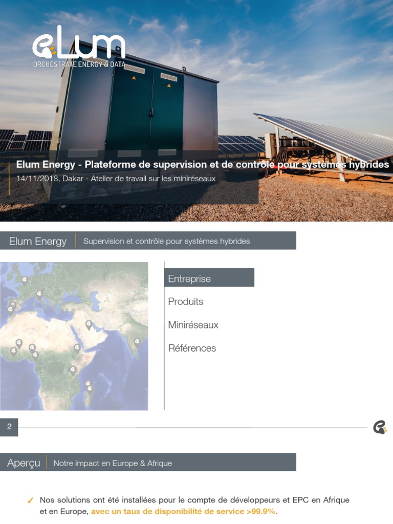Supervision des systèmes hybrides Elum | PDF | Énergie solaire ...