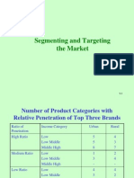 Segmenting and Targeting The Market