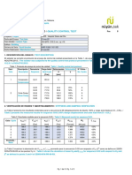 Quality Control Test: Ensayo de Control de Calidad