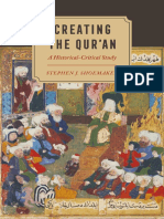 Stephen J Shoemaker Creating The Qur An