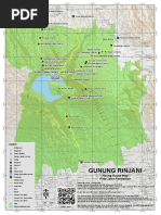 Peta Jalur Pendakian Gunung Rinjani