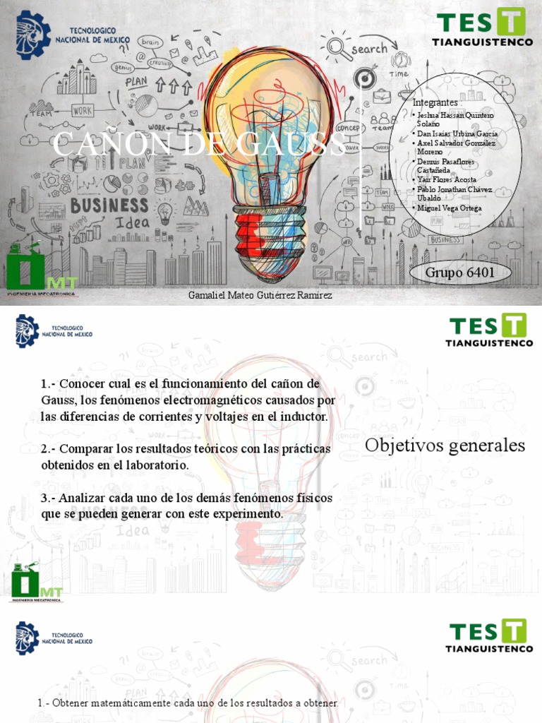 Cañon de Gauss PDF Inductor Electricidad