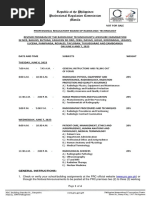 Revised Exam Program Jun 2023 Rtle (Rad Tech) 051123