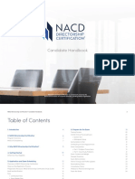 NACD Directorship Certification Candidate Handbook