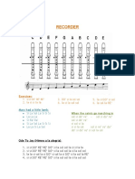 1ST Worksheet - Recorder