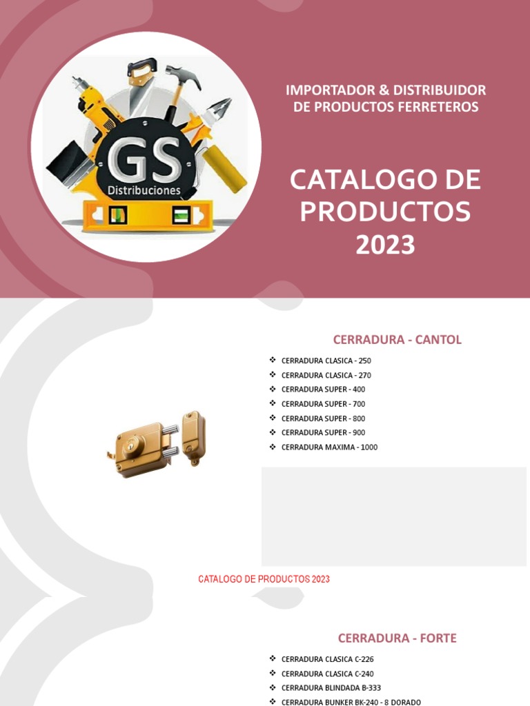 Nuevo Catalogo de Productos 2023 | PDF