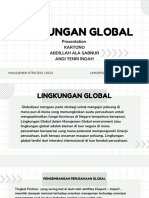 Tugas Ke, Lompok 1 Lingkungan Global