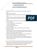 Actividad #1 - Cuestionario de Finanzas I