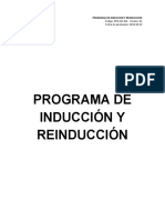 Prog GH 001 Programa de Induccion y Reinduccion 1