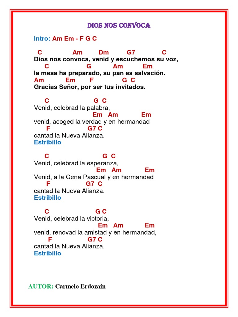 Dios Nos Convoca PDF