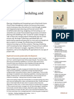 Planning Forecasting Scheduling Ds