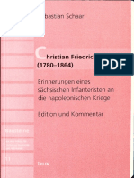 Sebastian Schaar Christian Friedrich Frenzel (1780-1864) Erinnerungen Eines Saechsischen Infanteristen An Die Napoleonischen Kriege